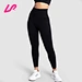 black seamless gym leggings